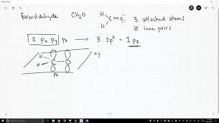 hybridization formaldehyde [upl. by Sass]