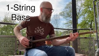 1String Diddley Bow Bass [upl. by Lempres]