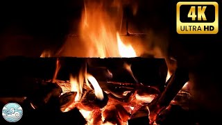 🔥 Cozy Fireplace 4K 3 HOURS Fireplace with Crackling Fire Sounds Fireplace Burning 4K [upl. by Ecirtnuahs339]