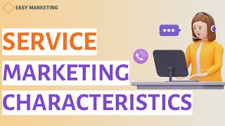 Service marketing characteristics [upl. by Yrreiht]