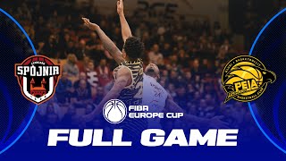 PGE Spojnia Stargard v KB Peja  Full Basketball Game  FIBA Europe Cup 202324 [upl. by Kevin]