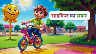 साइकिल मेरी रंगबिरंगी 🚲  Cycle Song  Vehicle Rhyme For Kids  Hindi Nursery Rhymes [upl. by Firooc]