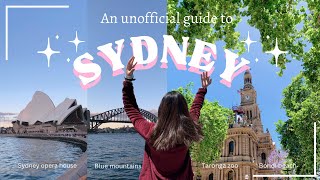 How I spent 5D4N in Sydney✨ an unofficial guide [upl. by Lipfert]