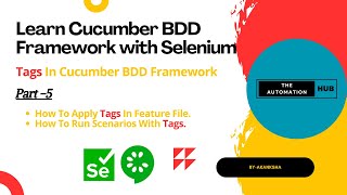 Tags in Cucumber BDD Framework Part 5 [upl. by Aletsirc]