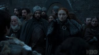 Game of Thrones Season 7 Episode 3 Clip Sansa and Bran HBO [upl. by Kinata708]