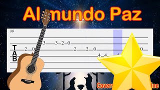 AL MUNDO PAZ  TABLATURA GUITARRA MELODÍA TUTORIAL FACIL [upl. by Miranda]