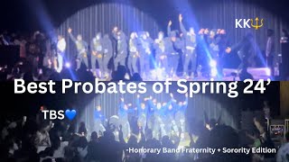 Kappa Kappa Psi 🔱  Tau Beta Sigma 💙HBCU Probate Vlog  Spring 24’  Grambling State University 🐯 [upl. by Stanwinn]