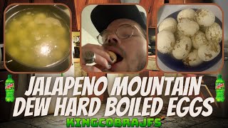 Boglim Chronicles  Mountain Dew Jalapeno Hard Boiled Eggs [upl. by Oakie]