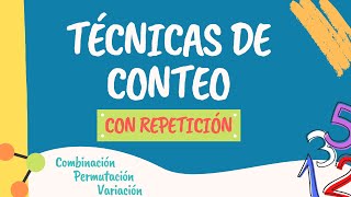 Técnicas de conteo con repetición [upl. by Norraj]