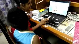 Teaching how to type  Training Kids with Autism [upl. by Iuqcaj]