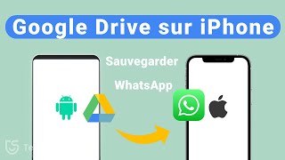 Sauvegarder WhatsApp et Récupérer la sauvegarde WhatsApp Google Drive sur iPhone [upl. by Nnasor]