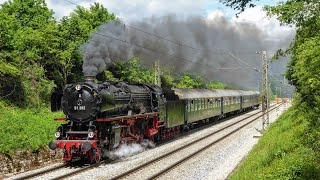 Sonderzüge zum 1 Nördlinger Eisenbahnfest am 28052022 [upl. by Fairman]