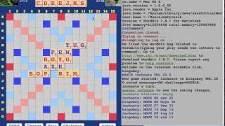 Expert Scrabble Game 16 vs Jackson Smylie [upl. by Airetas613]