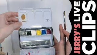 Creating Yellow Ochre from a Primary Color Palette  Jerrys LIVE Clips [upl. by Connor]