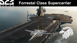 New Free Aircraft Carrier  USS Forrestal CV59 by Heatblur Simulations [upl. by Klinger]