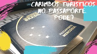 CARIMBO TURÍSTICO no PASSAPORTE PODE [upl. by Haceber]