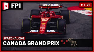 F1 Live Canada GP Free Practice 1  Watchalong  Live Timings  Commentary [upl. by Rexanne]