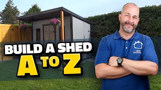 DIY How to Build a Shed A to Z [upl. by Fradin]