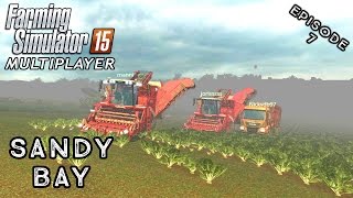 Multiplayer Farming Simulator 15  Sandy Bay  Episode 7 [upl. by Ovatsug]