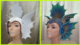 Goddess of the Sea Headdress  DIY headdress [upl. by Allimak]