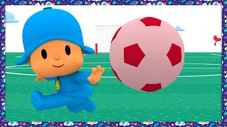 ⚽️ Lets Play Soccer and Learn Colors 🌈  Pocoyo in English  Official Channel  Kids Cartoons [upl. by Noe973]