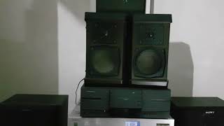 GRUNDIG 210 Stereo Casette deck  GRUNDIG M300 speaker [upl. by Asilehs657]