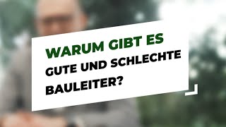 Gute und schlechte Bauleiter Den Erfolg vom Zufall befreien [upl. by Nirre]