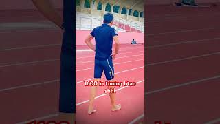 1600 ki timing btao sbhi bhai fitnessjourney army runninggear fitness motivation fitsprinter [upl. by Astiram]