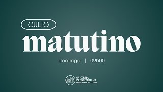 Culto Matutino 06102024 [upl. by Anicart]