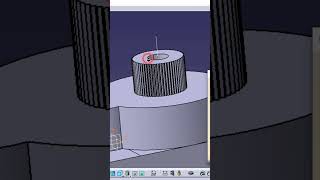 servo motor design in catia v5 shorts mechanical [upl. by Atinus76]