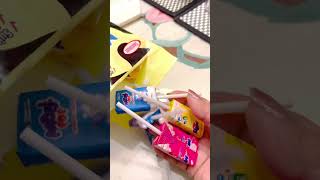 ASMR MOO POP assorted flavours asmrcandy satisfying shorts [upl. by Aidnyc370]