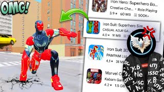 Playing Best IRON MAN Games in Mobile 🤯 [upl. by Luapnhoj683]