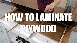 How To Laminate Plywood  Beginners Guide [upl. by Brandie]