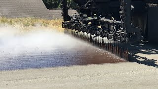 Chip Sealing Our Street  Clallam County Road Department [upl. by Wolfe]