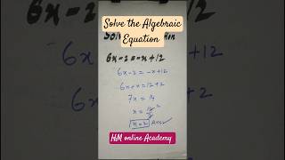 how to solve algebraic equationssolving algebraic expressions math anticssolving equationsalgebra [upl. by Ahsil]