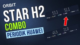 ORBIT STAR H2 ANTENA 4G PERIODIK HUAWEI [upl. by Ljoka]