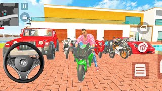 Indian Theft Auto Simulator 3d  Kawasaki H2 Driving games  Modified Ninja H2  Android Games [upl. by Bullivant893]