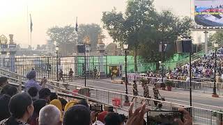 Wagah Border Parade with BSF Atari Amritsar 5 [upl. by Basile]