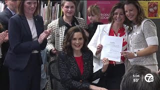 Governor Whitmer signs Family Protection Act decriminalizing paid surrogacy [upl. by Amein]