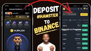 How To deposit Hamster Combat token To Binance  How to Transfer Hmster To Binance [upl. by Allx]