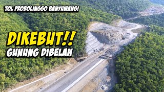 TOL PROBOLINGGO BANYUWANGI TERBARU  GUNUNG DIBELAH [upl. by Steiner]