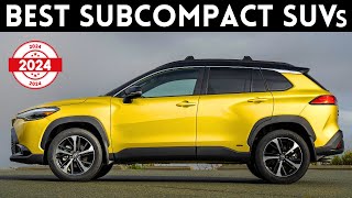 Top 5 Best Subcompact SUVs For 2024 Most Reliable Affordable and Efficient [upl. by Moazami]