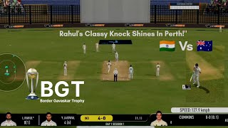 quotRahul’s Batting Masterclass A Showcase of Elegance in Perthquot [upl. by Acquah524]