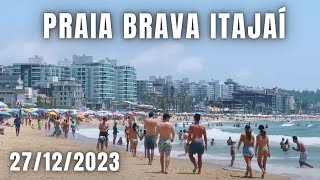 MOVIMENTADA Praia Brava Itajaí SC 27122023 [upl. by Sass]