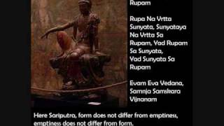 Heart Sutra Prajna Paramitha Hridaya Sutra  lyrics Sanskrit and English [upl. by Nattie419]