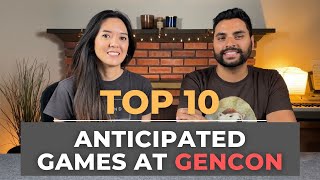 Top 10 Most Anticipated Board Games at GenCon 2024 [upl. by Wilkison]