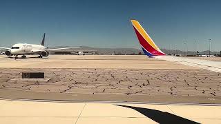 Southwest Airlines taking off at Las Vegas International Airport in 4K [upl. by Tilagram400]