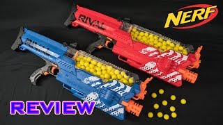 REVIEW Nerf Rival Nemesis MXVII10K Unboxing Review amp Firing Demo [upl. by Hauger]