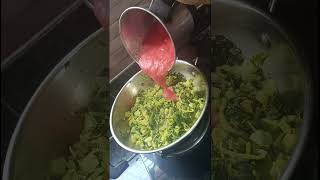 aalu with thotakura recipe curry cooking duggapurianu food [upl. by Eigna]