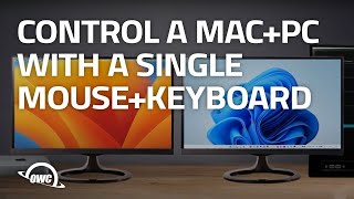 How to Control a Mac and PC with One Keyboard and Mouse Using Synergy [upl. by Elnar]